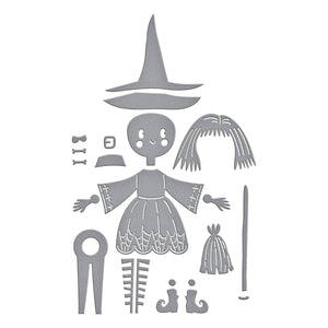 Fiona the Dancin' Witch Etched Dies from the Happy Haunting Collection