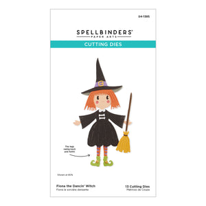 Fiona the Dancin' Witch Etched Dies from the Happy Haunting Collection