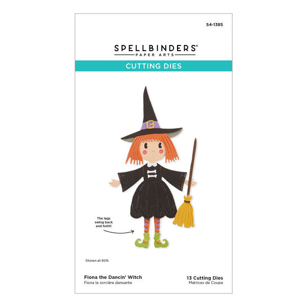 Fiona the Dancin' Witch Etched Dies from the Happy Haunting Collection