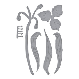 Spiderwort Etched Dies by Susan Tierney-Cockburn