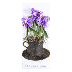 Spiderwort Etched Dies by Susan Tierney-Cockburn