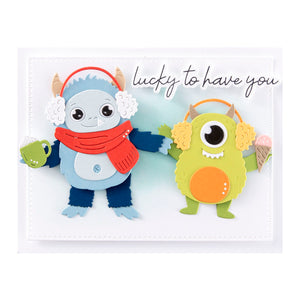 Rocky the Dancin Yeti Etched Dies from the Monster Friends Collection