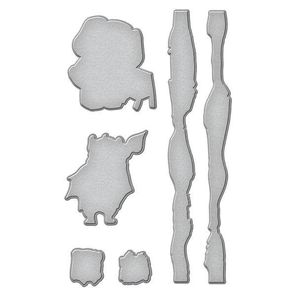 Inspired Etched Dies for Coordinating Stamp Set by Simon Hurley