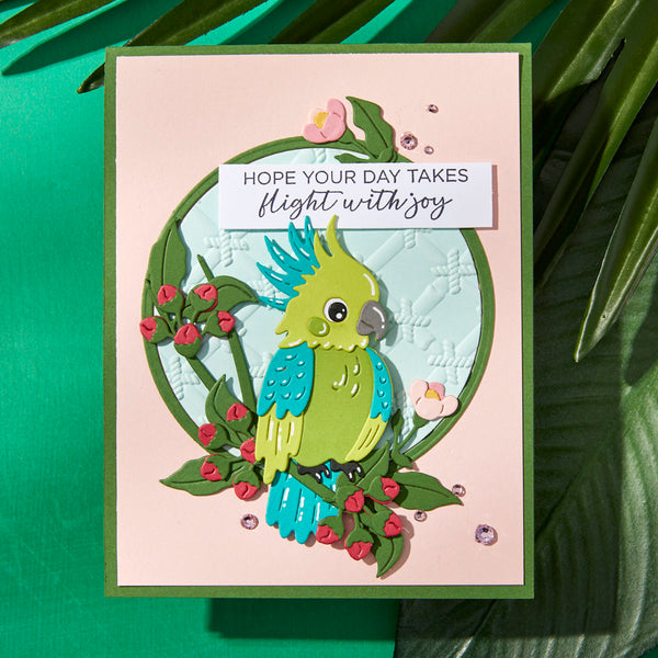 Bamboo Screen 3D Embossing Folder