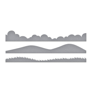 Landscape Edges Etched Dies