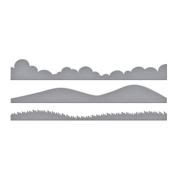 Landscape Edges Etched Dies