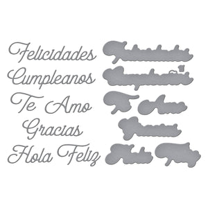 Spanish Everyday Sentiments Etched Dies