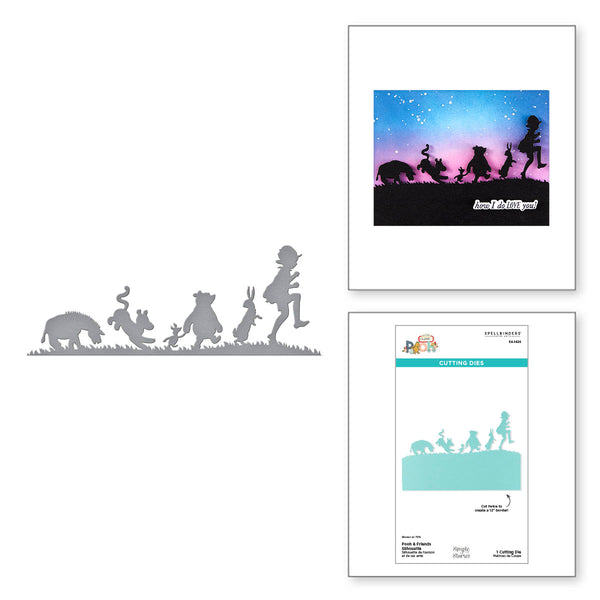 Pooh & Friends Silhouette Etched Dies with Simple Stories