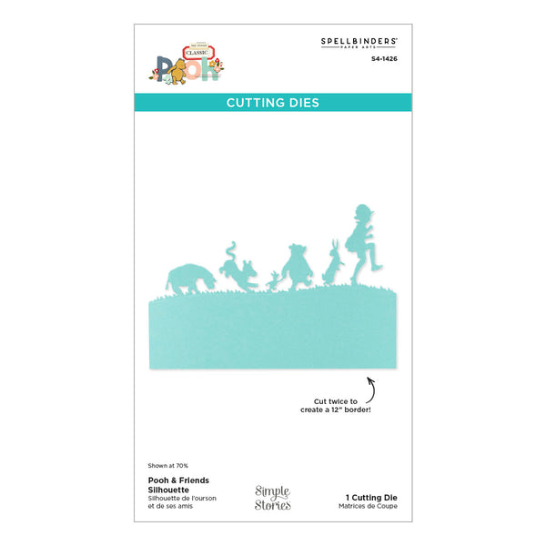 Pooh & Friends Silhouette Etched Dies with Simple Stories