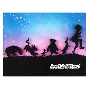 Pooh & Friends Silhouette Etched Dies with Simple Stories