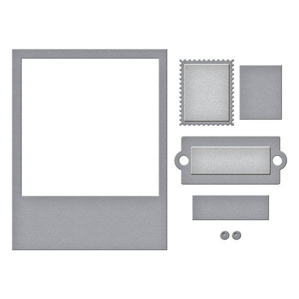 Memory Frames Etched Dies with Simple Stories