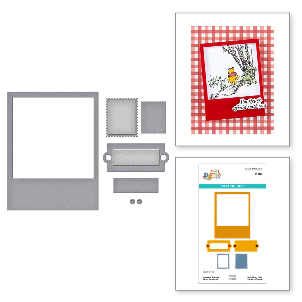 Memory Frames Etched Dies with Simple Stories