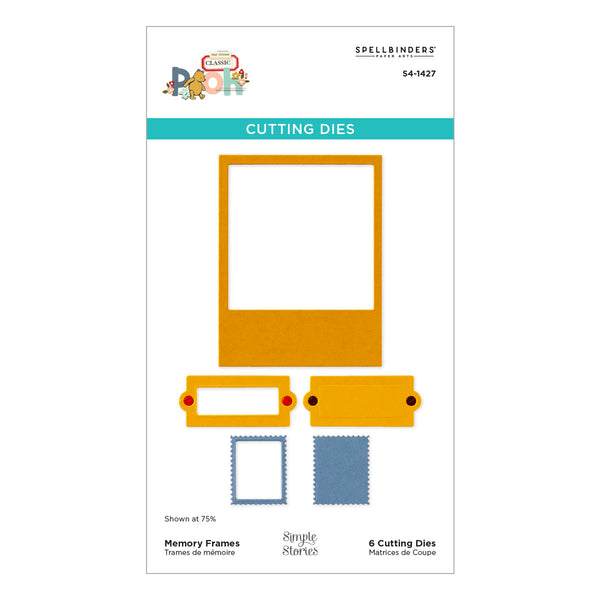 Memory Frames Etched Dies with Simple Stories