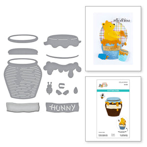 Pooh's Hunny Pot Etched Dies with Simple Stories