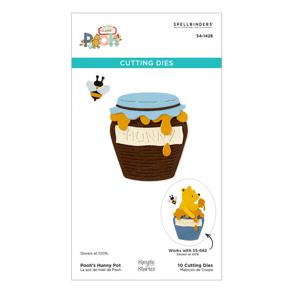 Pooh's Hunny Pot Etched Dies with Simple Stories