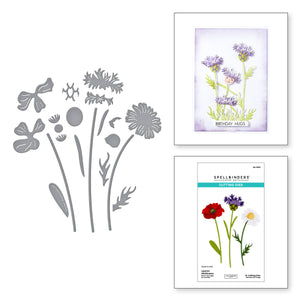Layered Wildflowers Etched Dies by Lisa Horton