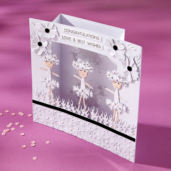 Layered Wildflowers Etched Dies by Lisa Horton