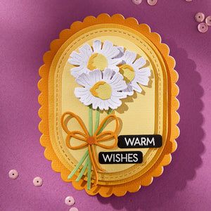 Scallop and Stitched Edge Ovals Etched Dies by Lisa Horton