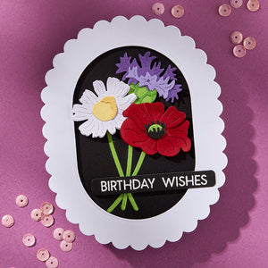 Scallop and Stitched Edge Ovals Etched Dies by Lisa Horton