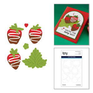 Berry Best Etched Dies for Coordinating Stamp Set By Simon Hurley