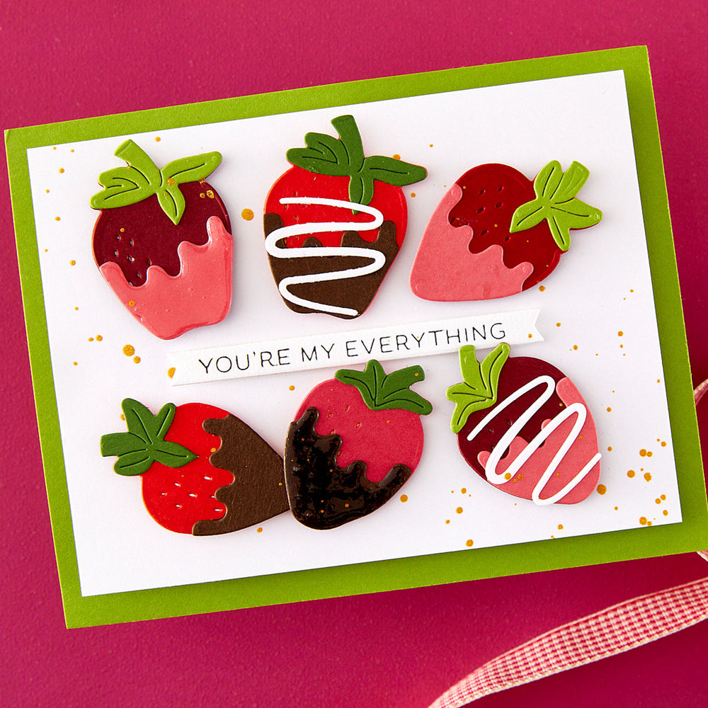 Berry Best Etched Dies for Coordinating Stamp Set By Simon Hurley