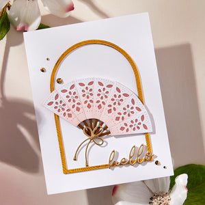 Fan & Bow Etched Dies by Alex Syberia Designs