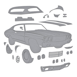 Muscle Car Etched Dies by Mindy Eggen