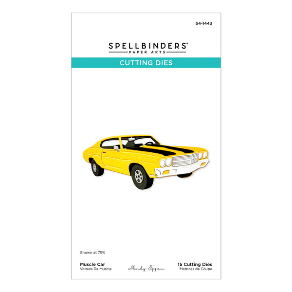 Muscle Car Etched Dies by Mindy Eggen