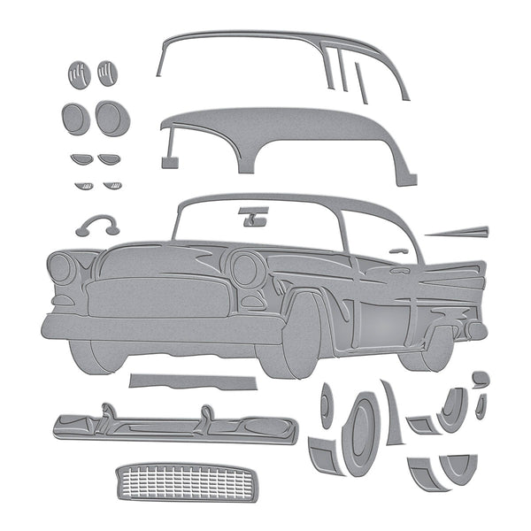 Classic Car Etched Dies by Mindy Eggen