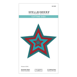 Essential Stars Etched Dies by Lisa Horton