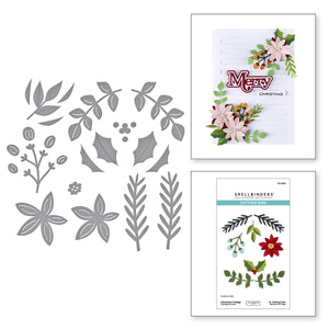 Christmas Foliage Etched Dies by Lisa Horton