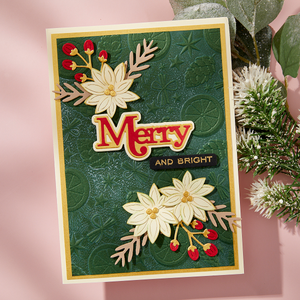 Christmas Foliage Etched Dies by Lisa Horton