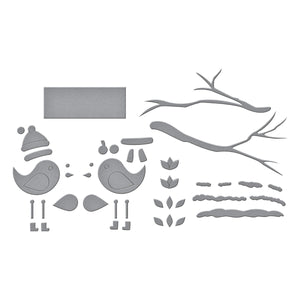 Little Birdies Etched Dies by Lisa Horton