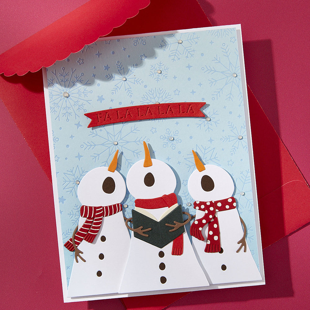 Snowfall Shimmer Press + Foil Plate