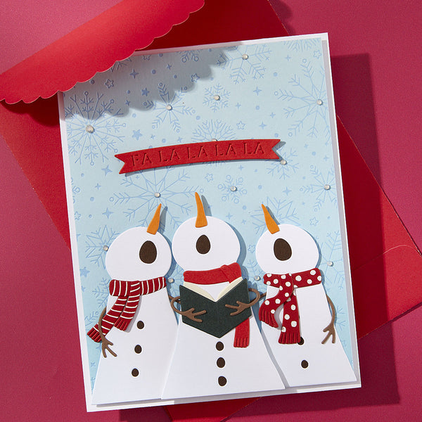 Snowfall Shimmer Press + Foil Plate