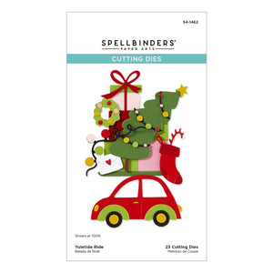 Yuletide Ride Etched Dies