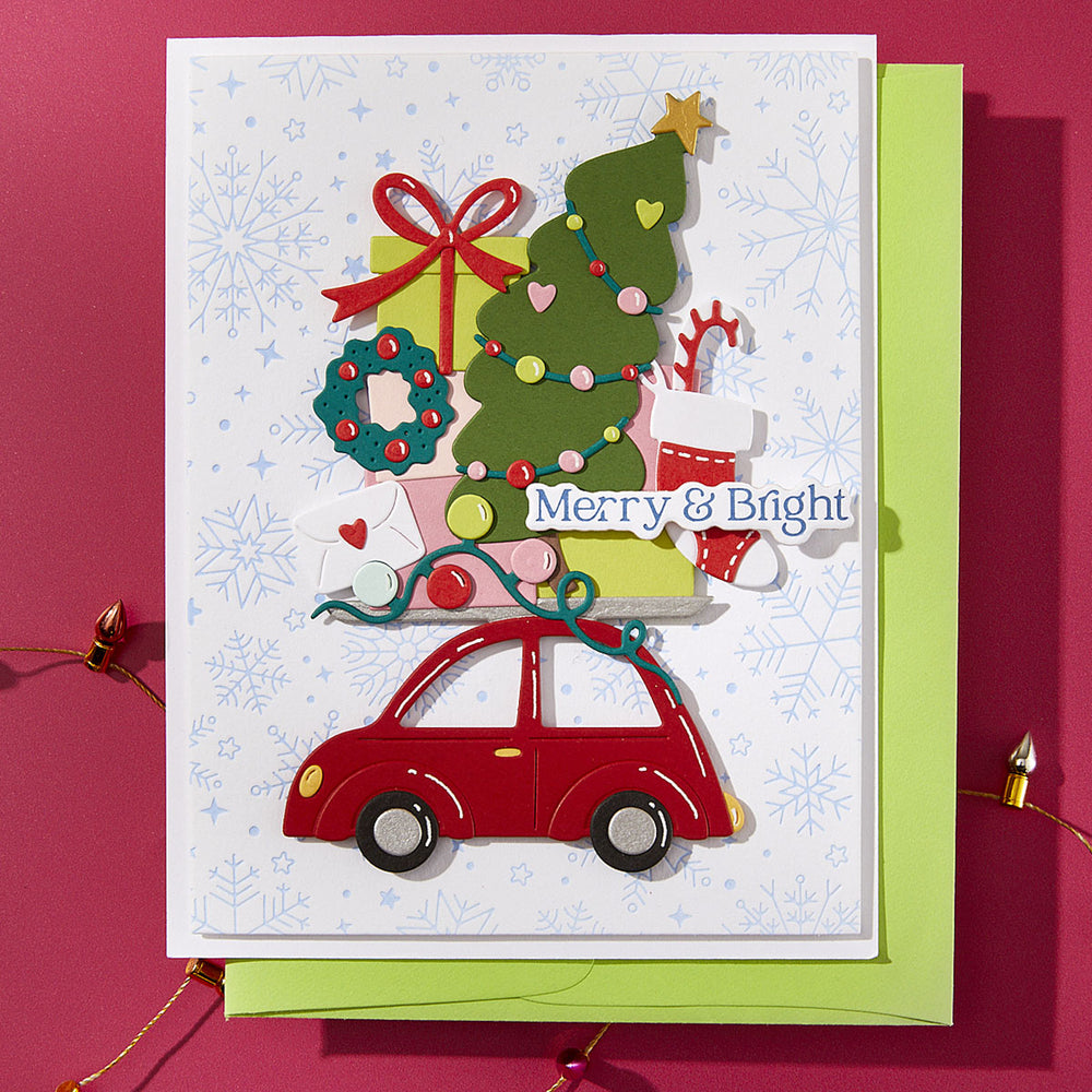 Yuletide Ride Etched Dies