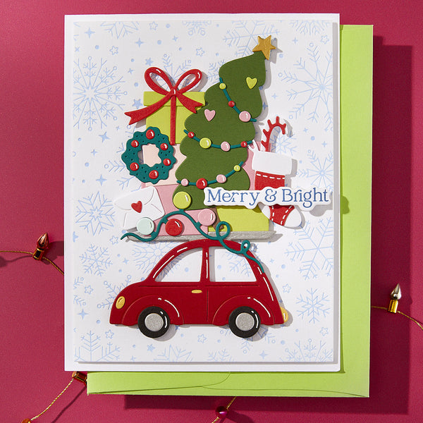 Yuletide Ride Etched Dies