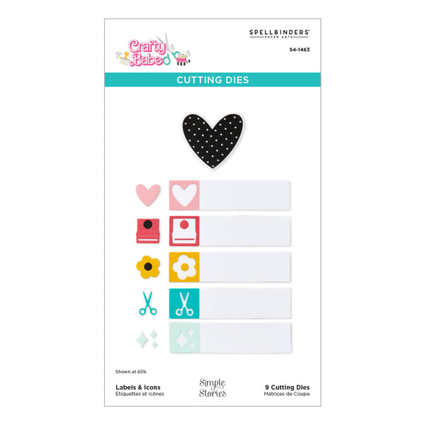 Labels & Icons Etched Dies with Simple Stories