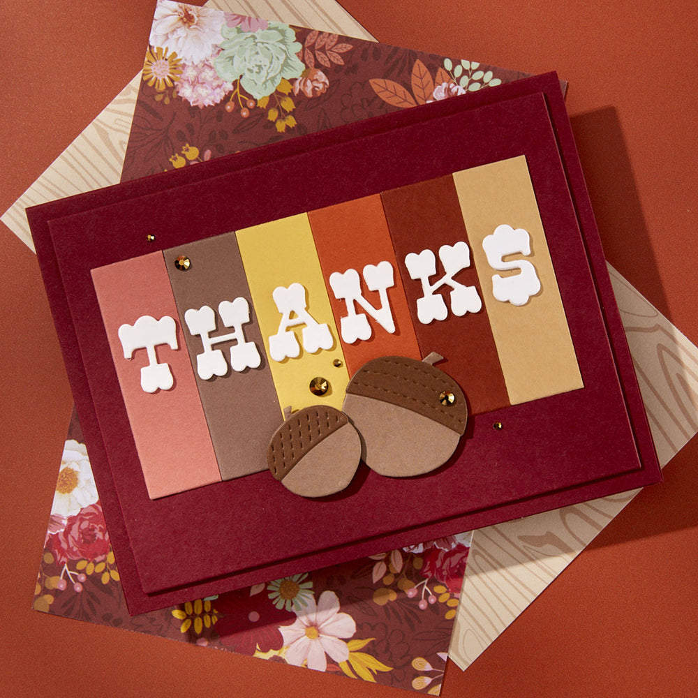 Autumn Alpha Etched Dies by Kelly Bangs