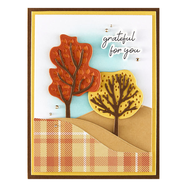 Changing Trees Etched Dies by Kelly Bangs
