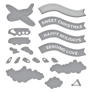 Gingerbread Plane & Banners by Stamperia