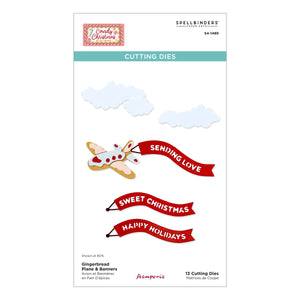 Gingerbread Plane & Banners by Stamperia