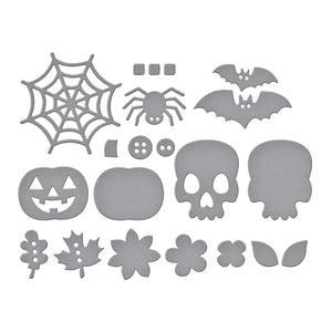 Autumn & Halloween Embellishments Etched Dies by Sandi MacIver