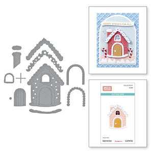 Gingerbread House Etched Dies by Stamperia