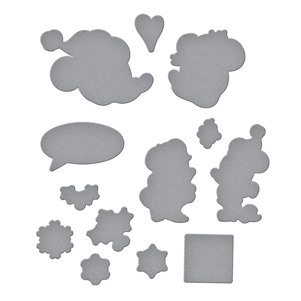 Say Cheese Classic Mouse Christmas Etched Dies for Coordinating Stamp Set with Simple Stories