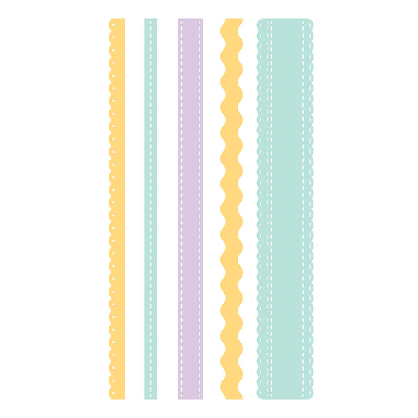 Ribbon & Trim Etched Dies with Simple Stories