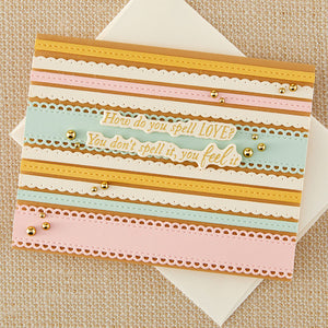 Ribbon & Trim Etched Dies with Simple Stories