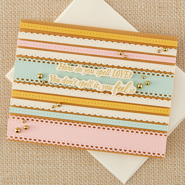 Ribbon & Trim Etched Dies with Simple Stories