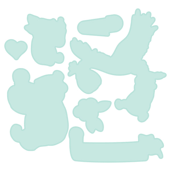 Hello Baby Stamp & Die Bundle with Simple Stories